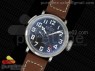 Pilot Type 20 GMT SS Black Dial on Brown Leather Strap A23J