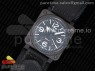 BR 03-92 Real Ceramic Case 1:1 Best Edition Black Dial White Markers on Nylon Strap MIYOTA 9015 (Free Rubber Strap)