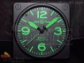 Bell & Ross BR01-92 Limited edition Wall Clock (Green)
