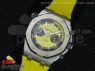 Royal Oak Offshore Diver Chronograph Yellow Dial on Yellow Rubber Strap A3126