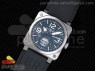 BR 03-92 SS GIGN Special Edition Black Dial on Black Rubber Strap MIYOTA 9015
