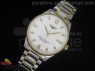 Master Automatic SS/YG White Dial Roman & Diamond Markers on Bracelet A2824