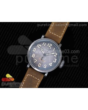 Pilot Type 20 Extra Special 40mm Aged SS Case V6F 1:1 Best Edition on Asso Strap MIYOTA 9015 (Brown)