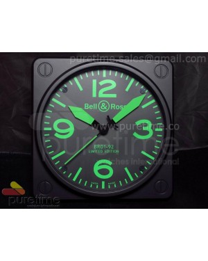 Bell & Ross BR01-92 Limited edition Wall Clock (Green)